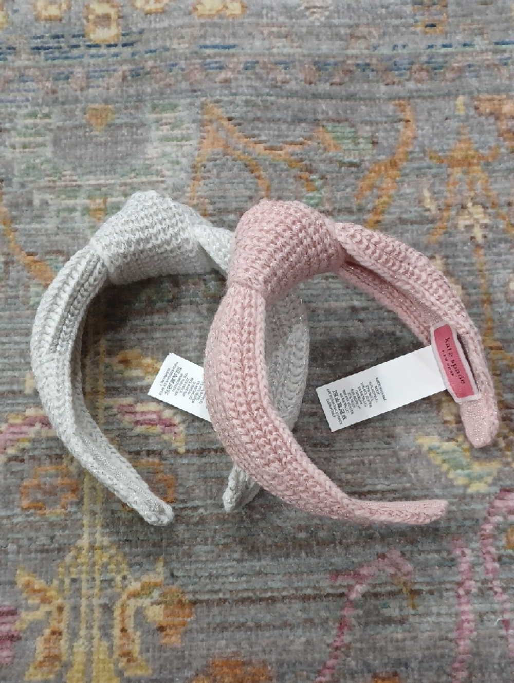 Kate Spade Metallic Knot Knit Headbands Bundle